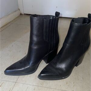 Marc Fisher Leather Pointed Toe Boots